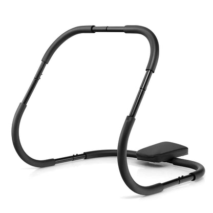 Appareil Abdominaux À Bascule Avec Appuie-Tête Rembourré Ergonomique Et Portable Pour Entraînement De Musculation À Domicile Blanc/Noir