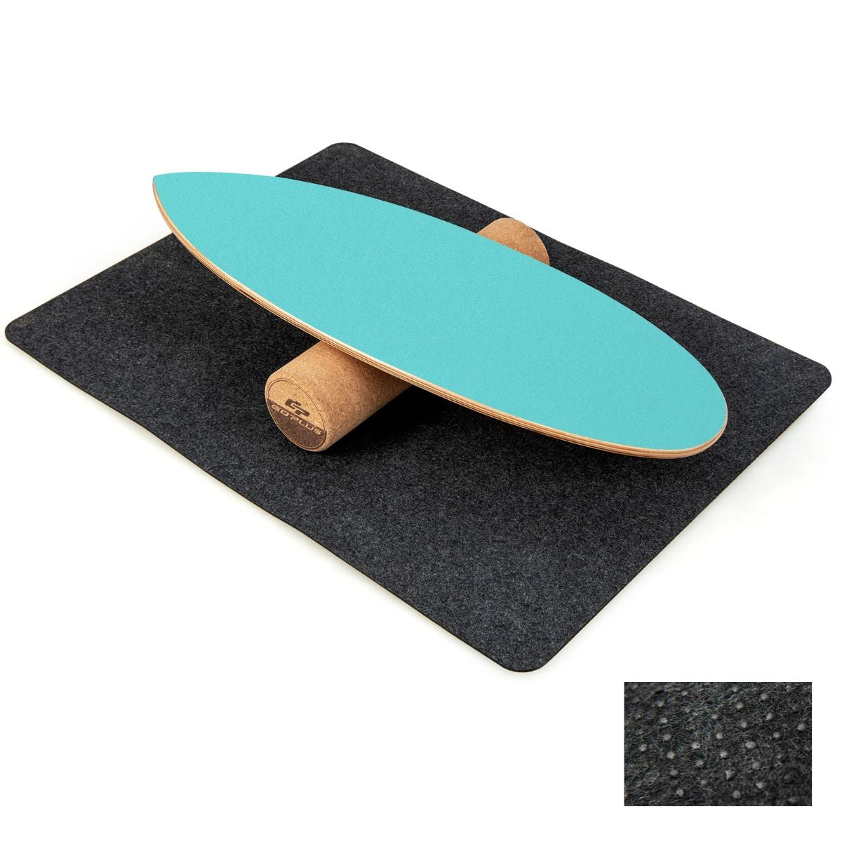 Planche D’Entraînement Pour L’Équilibre Avec Rouleau Et Tapis Antidérapant Pour Skateboard Hockey Snowboard 8 Couleurs Au Choix