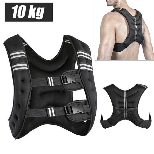 Gilet Lesté 10 Kg — Course, HIIT Et Poids Du Corps