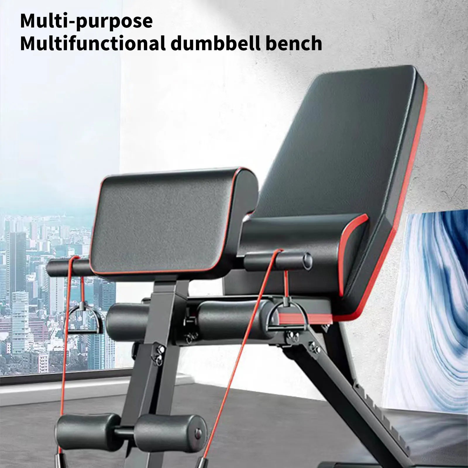 Banc De Musculation Pliable — Dossier Réglable 7 Positions
