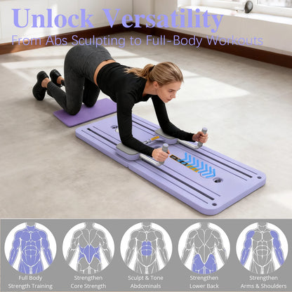 Planche De Pilates Pliable VOLTA — Gainage, Pompes Et Renforcement Du Tronc