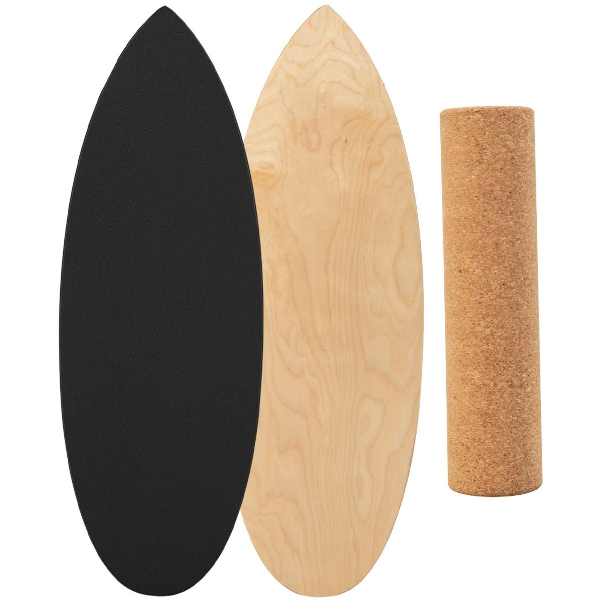 Planche D’Entraînement Pour L’Équilibre Avec Rouleau Et Tapis Antidérapant Pour Skateboard Hockey Snowboard 8 Couleurs Au Choix