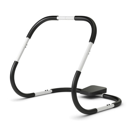 Appareil Abdominaux À Bascule Avec Appuie-Tête Rembourré Ergonomique Et Portable Pour Entraînement De Musculation À Domicile Blanc/Noir