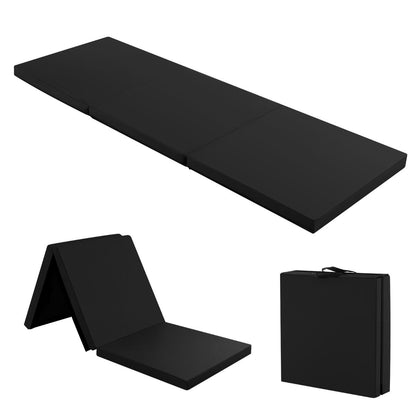 Tapis De Gymnastique Pliable En 3 Parties Antidérapant Avec 2 Poignées Tapis De Chute De Yoga 10 Couleurs Au Choix