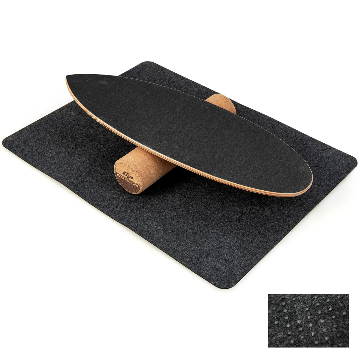 Planche D’Entraînement Pour L’Équilibre Avec Rouleau Et Tapis Antidérapant Pour Skateboard Hockey Snowboard 8 Couleurs Au Choix