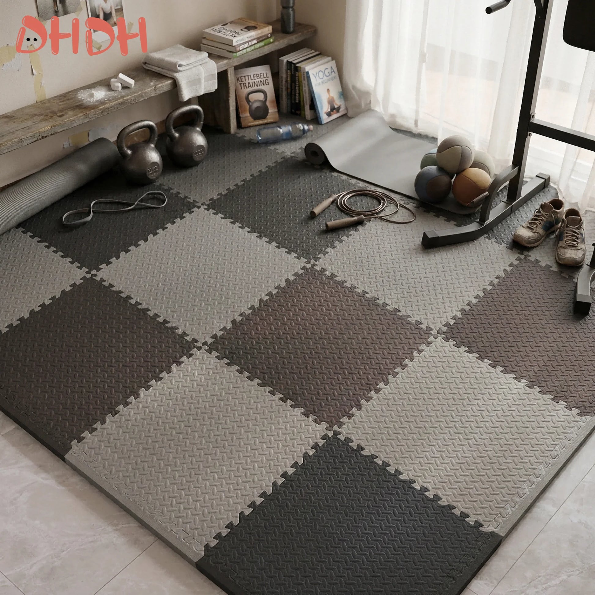 Dalles De Sol Emboîtables — Protection Du Parquet Et Amorti