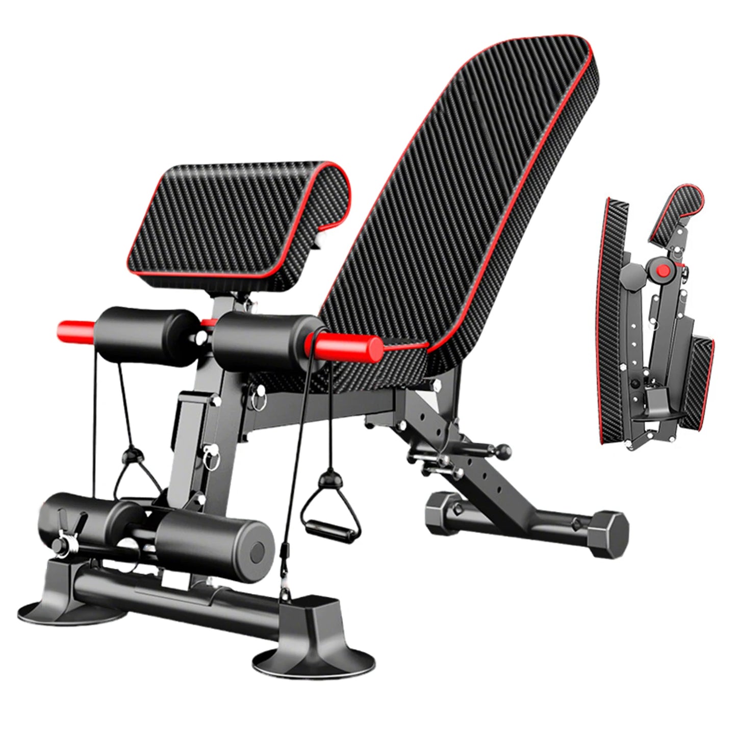 Banc De Musculation Renforcé — Dossier Réglable, Forte Charge