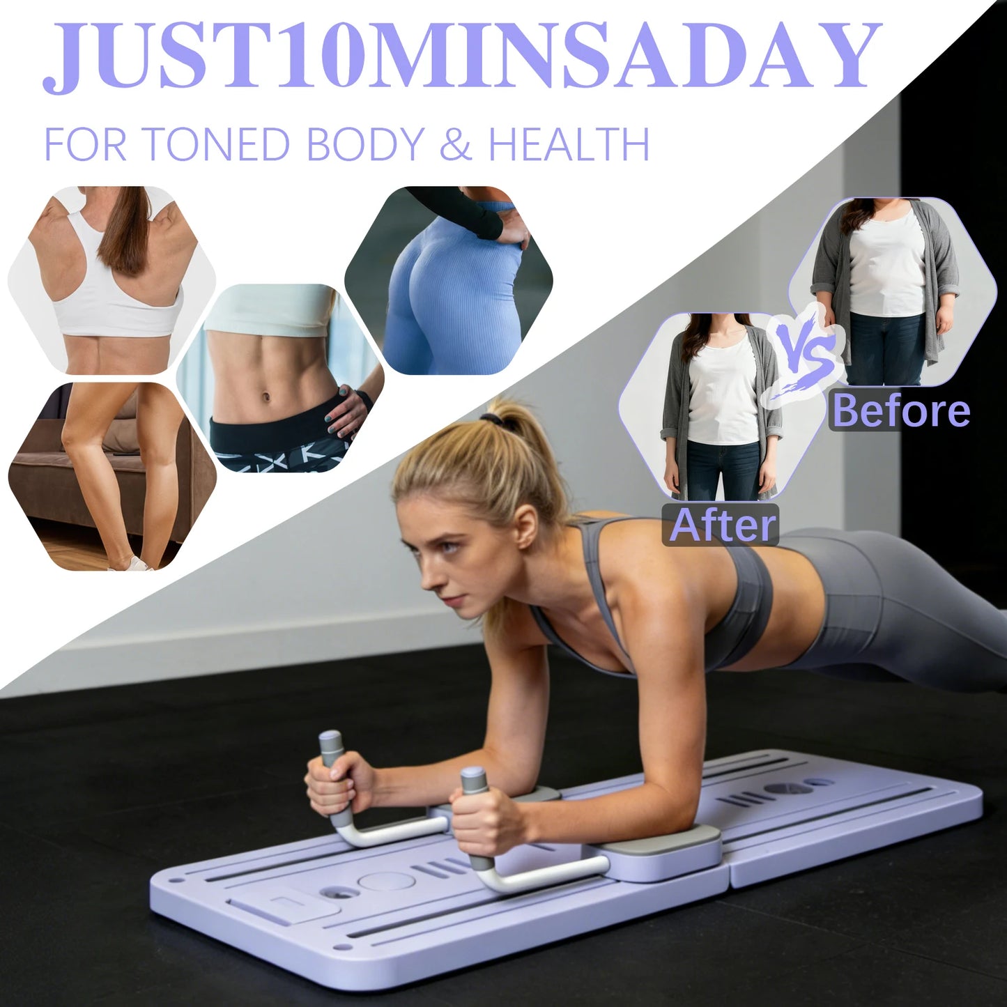 Planche Reformer Pliable À Rebond — Pilates, Gainage Et Mobilité