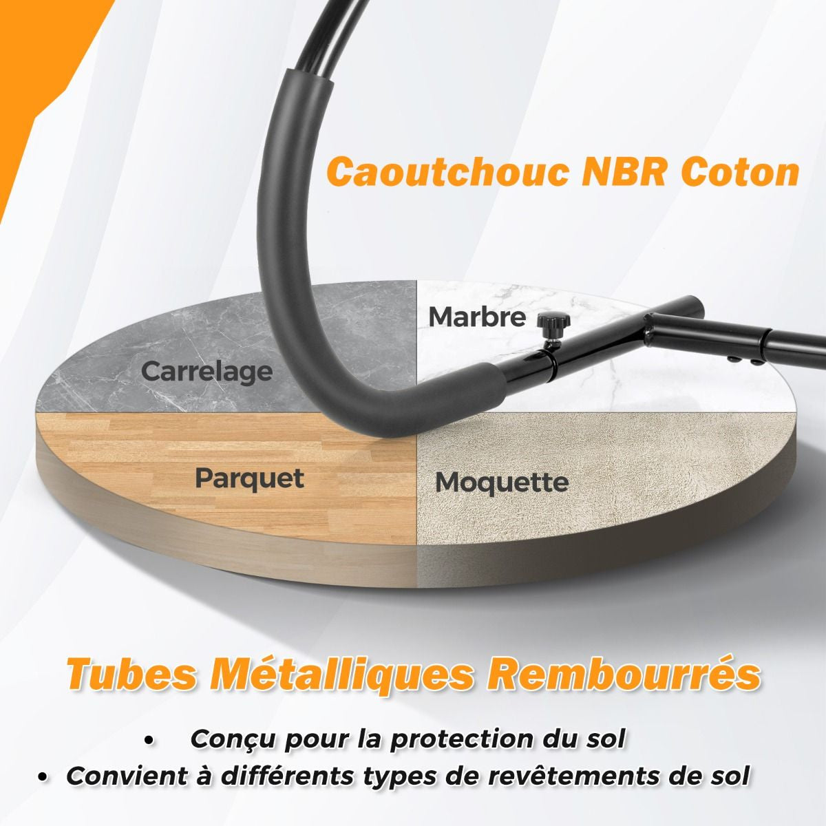 Entraîneur De Fitness AB Machine Abdominale Pliable Avec Soutien Rembourré Pour Tête/Cou Redressements Assis Noir/Argent