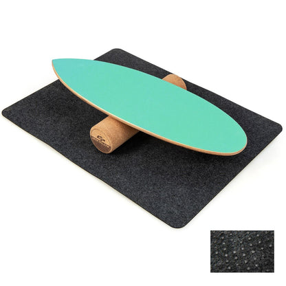 Planche D’Entraînement Pour L’Équilibre Avec Rouleau Et Tapis Antidérapant Pour Skateboard Hockey Snowboard 8 Couleurs Au Choix