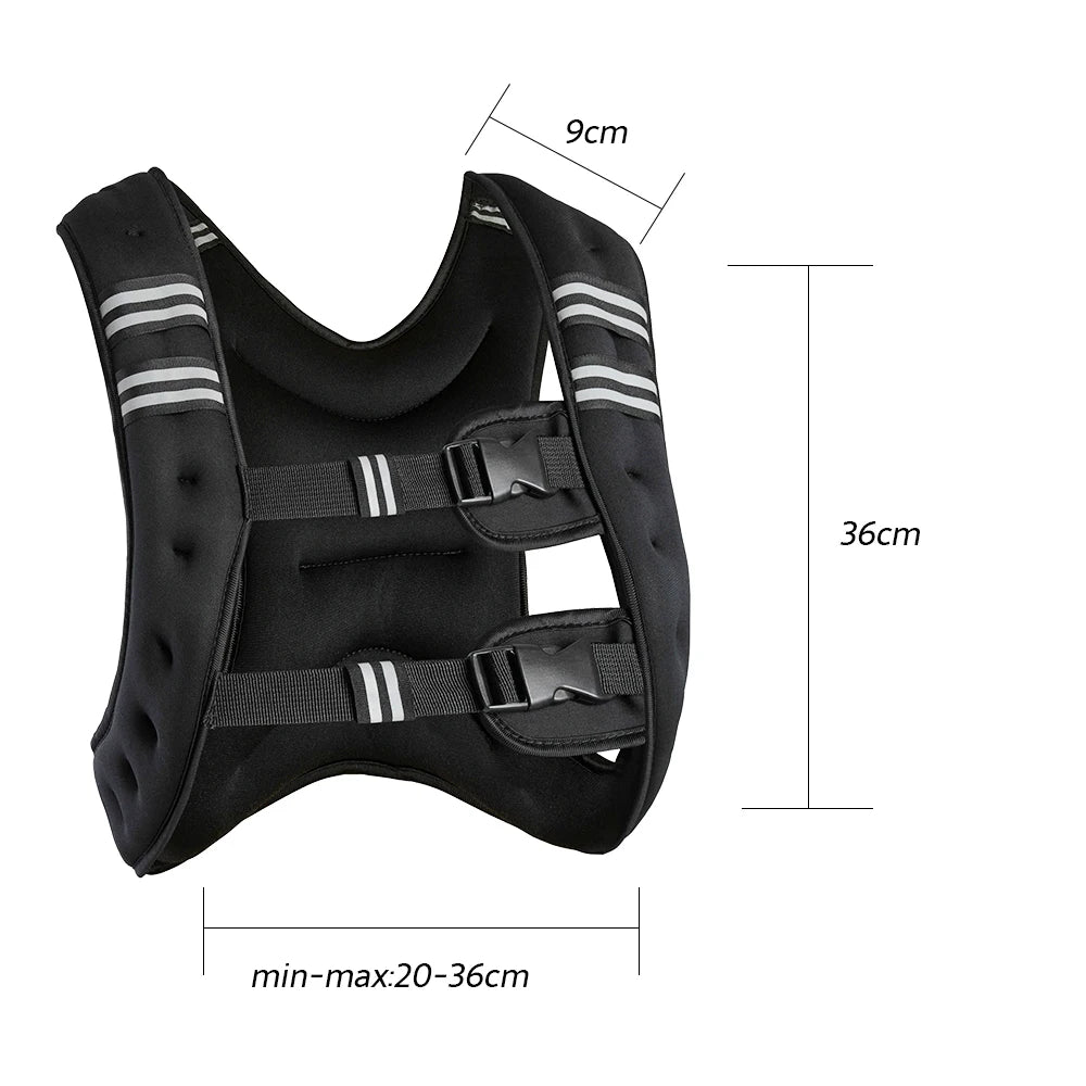 Gilet Lesté 10 Kg — Course, HIIT Et Poids Du Corps