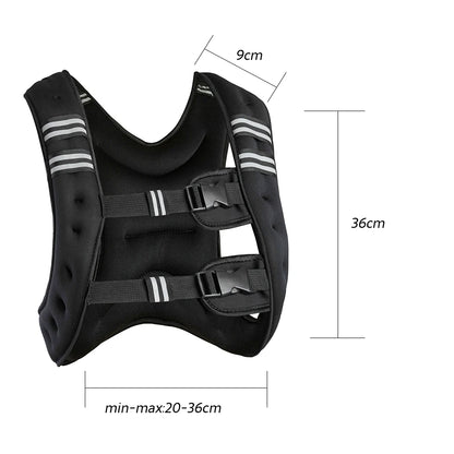 Gilet Lesté 10 Kg — Course, HIIT Et Poids Du Corps