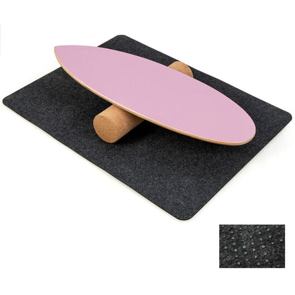 Planche D’Entraînement Pour L’Équilibre Avec Rouleau Et Tapis Antidérapant Pour Skateboard Hockey Snowboard 8 Couleurs Au Choix